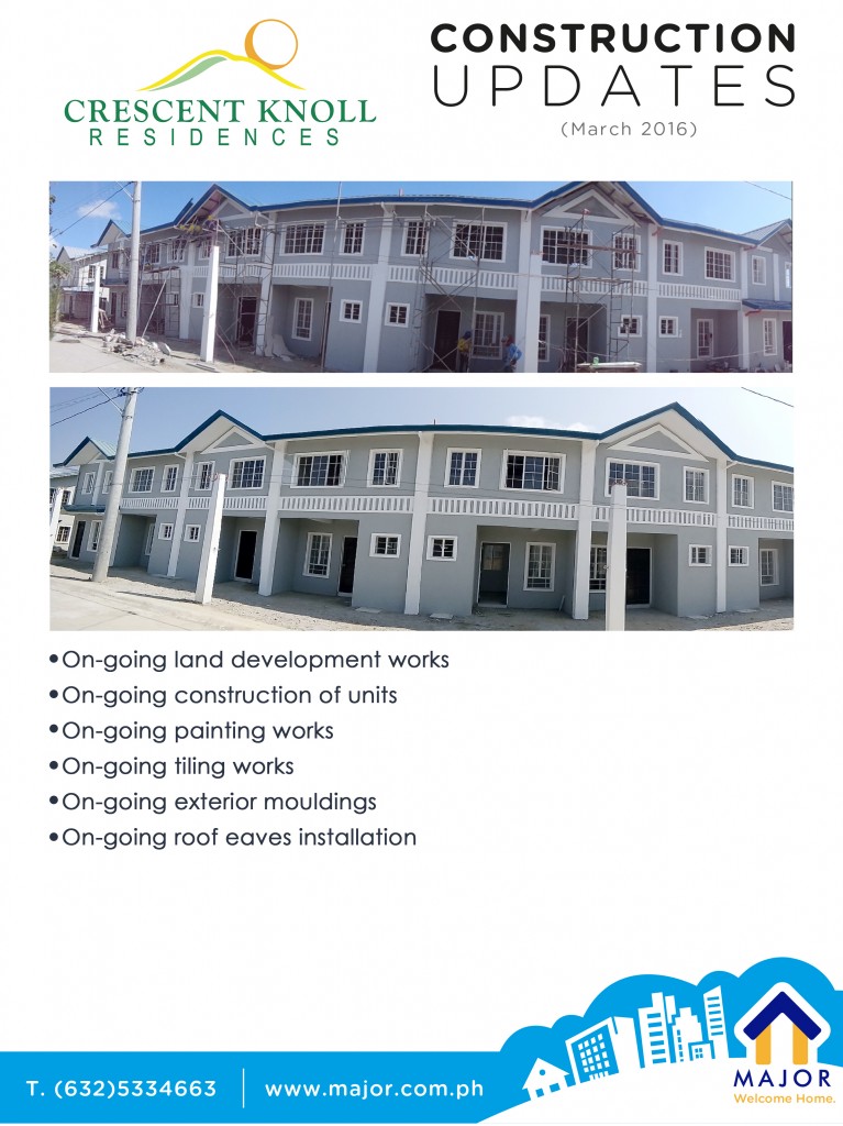 CKR Construction Update (as of March 2016)