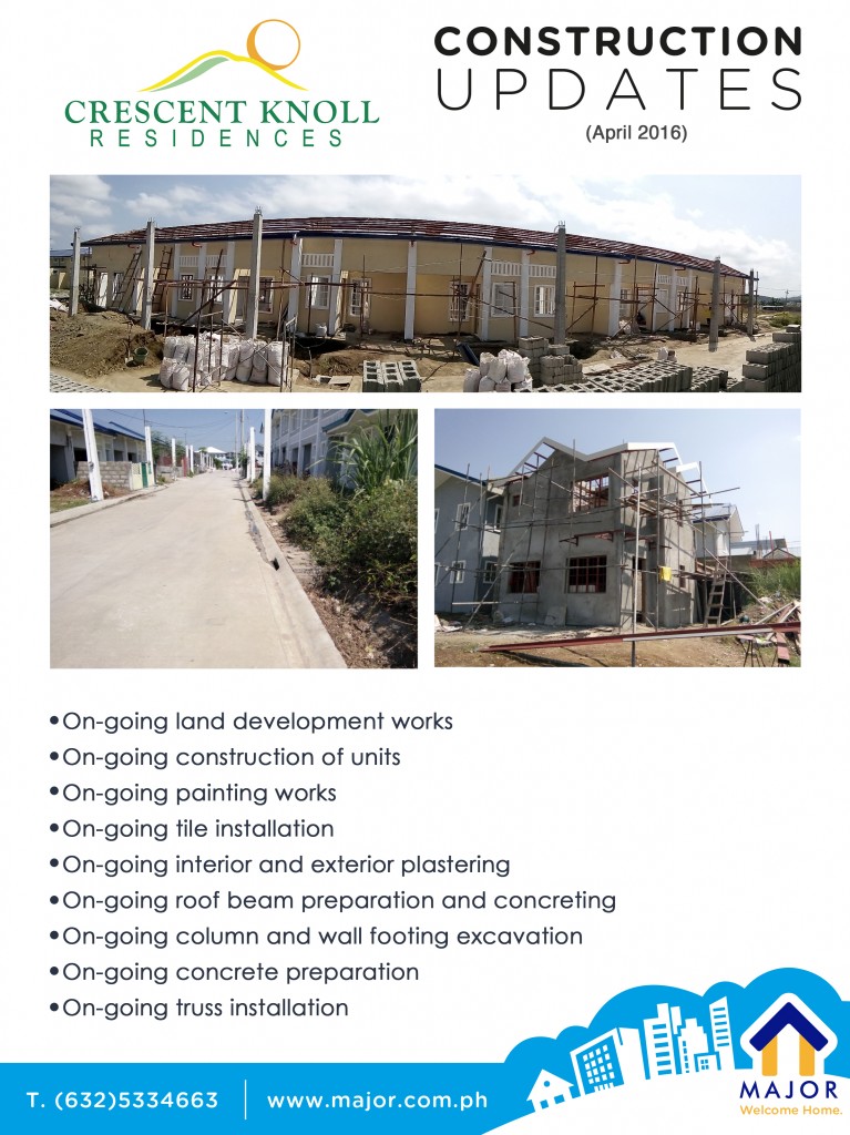CKR Construction Update (as of April 2016)