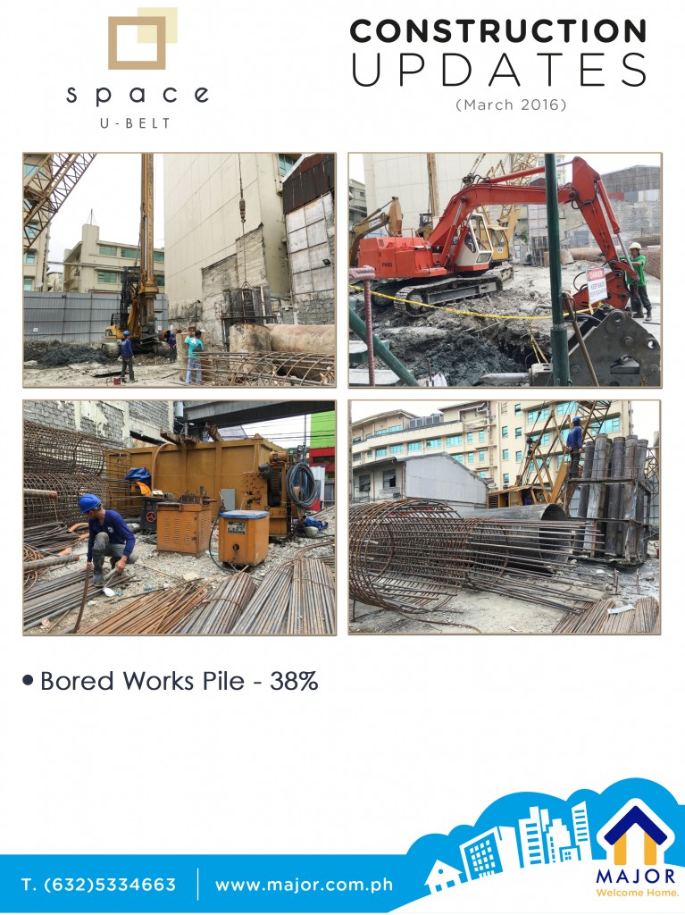 Space U-Belt Construction Update (as of March 2016)