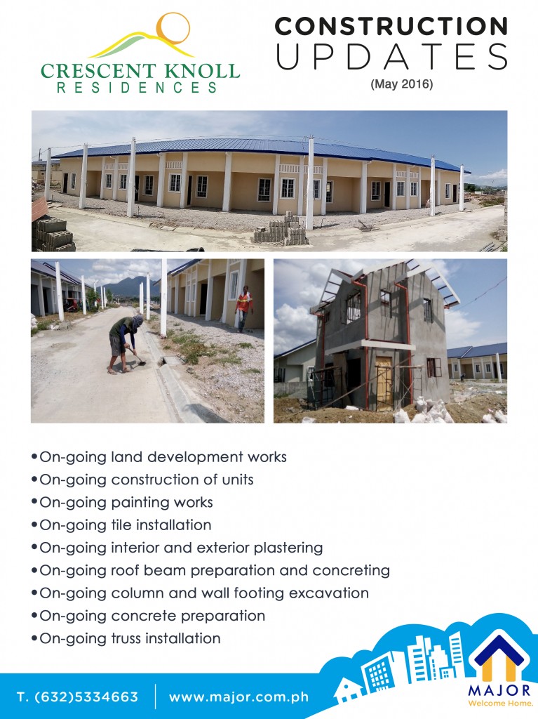 CKR Construction Update (as of May 2016)